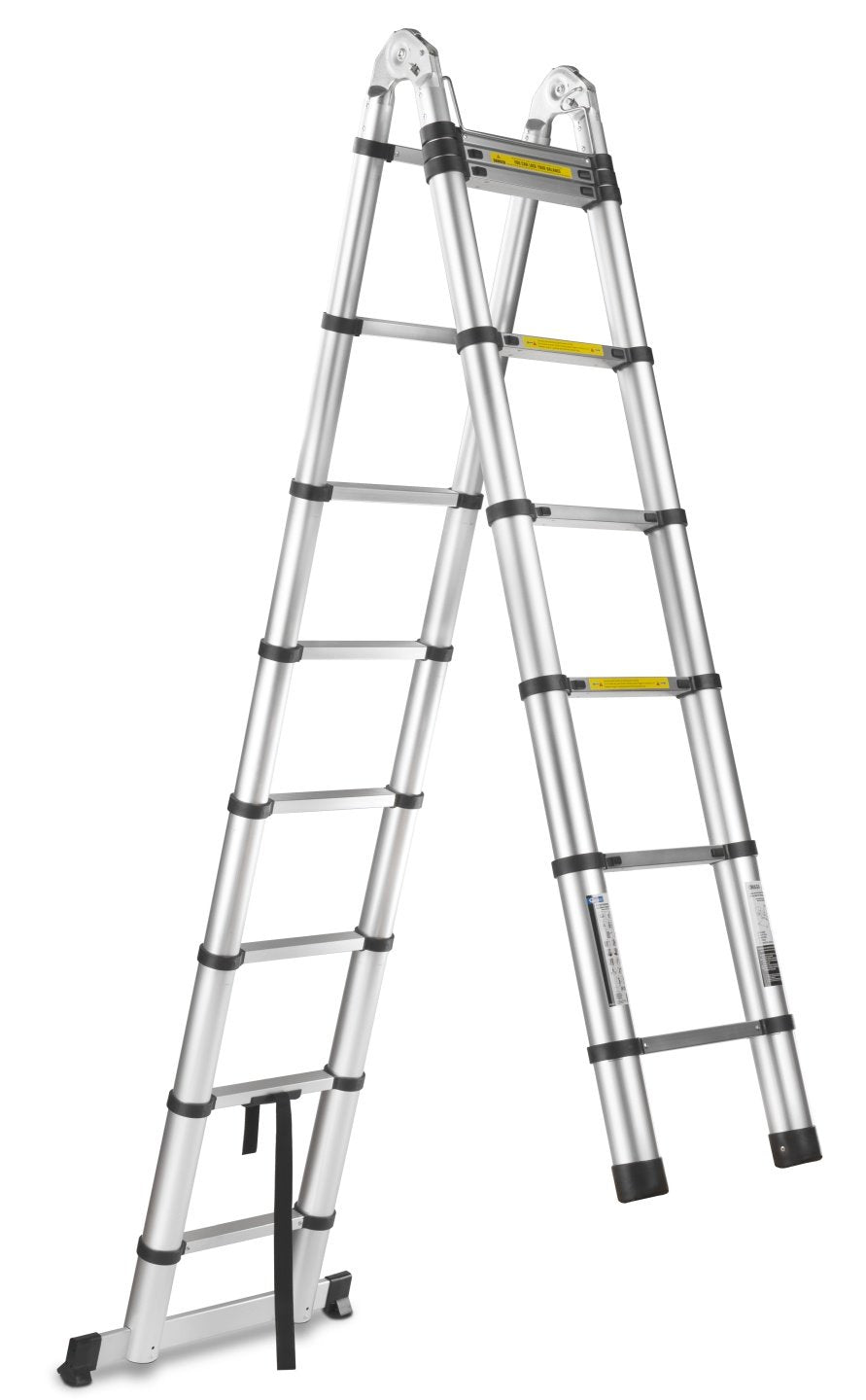 5 m telescopische aluminium scharnierende telescopische ladder 150 kg