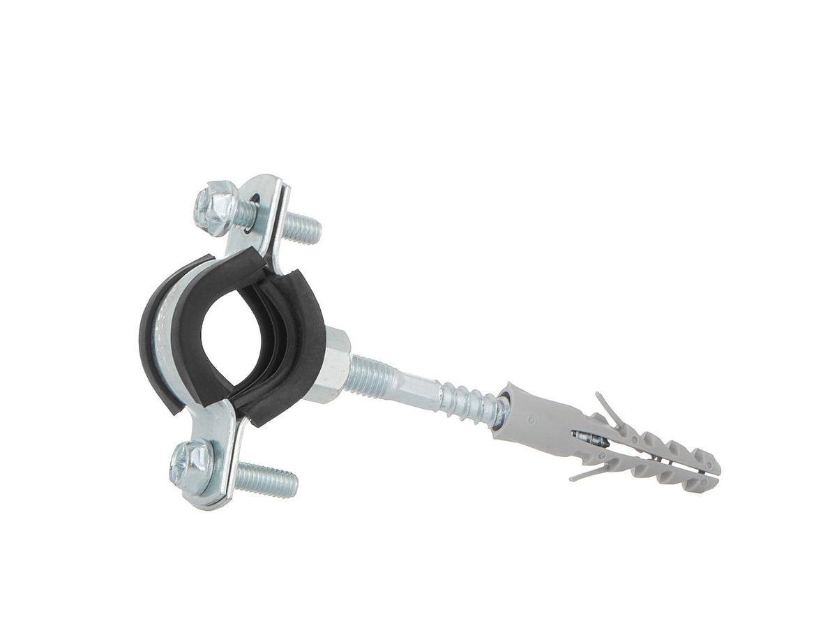 Metalen pijpklem met rubber 1/2" 20-25mm