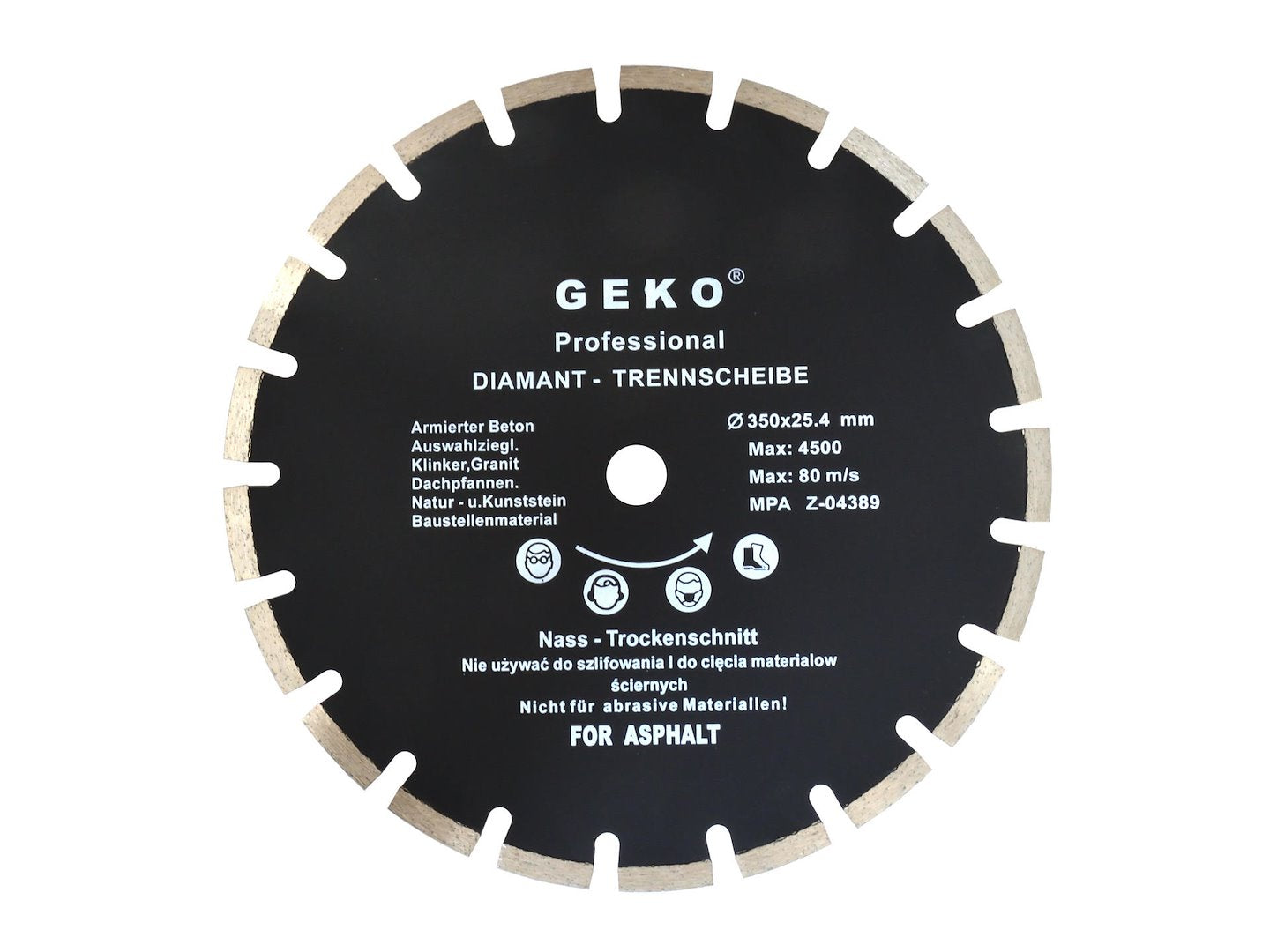 Diamantzaagblad 350x25,4mm
