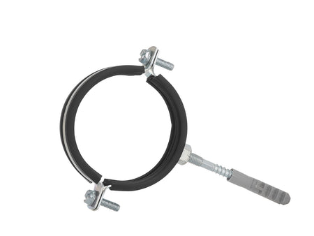 Metalen pijpklem met rubber 2" 60-64mm
