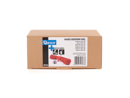 Neodymium magneet 85kg set met touw 20m en handschoenen