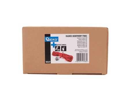 Neodymium magneet 170kg set met touw 20m en handschoenen