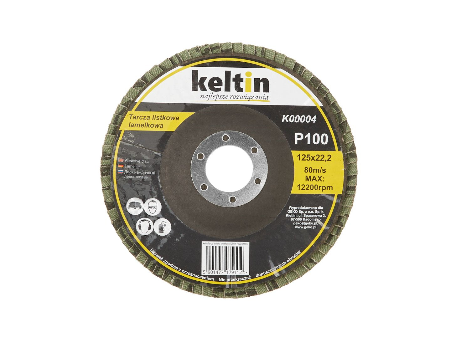 Lamellenschijf 125mm P100