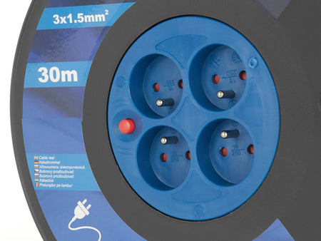Elektrasnoer op haspel 3x1.5mm2 30m
