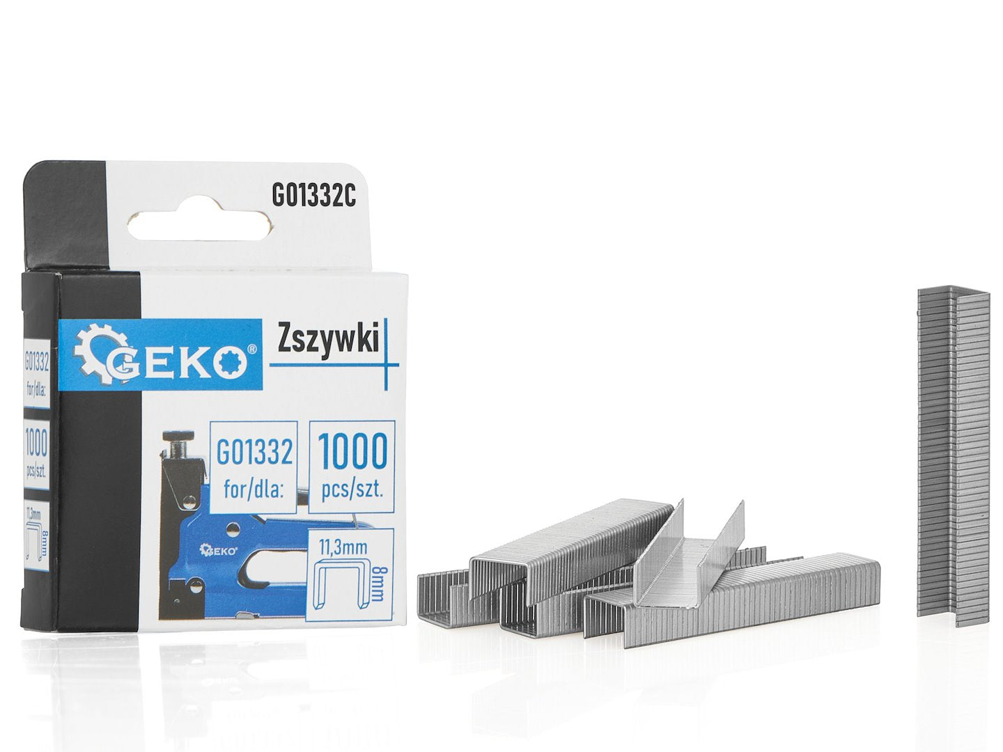 Nietjes 1,2 x 11,3mm 8mm 1000 stuks