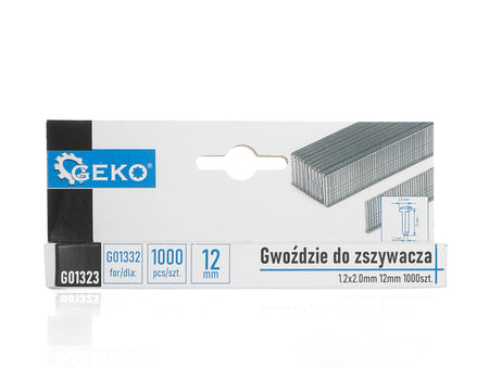 Vastzetpennen 1,2 x 2,0mm 12mm 1000 stuks