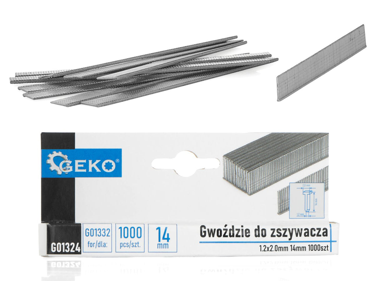 Vastzetpennen 1,2 x 2,0mm 14mm 1000 stuks