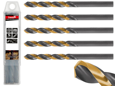 HSS 6,80 mm zwart & goud metalen spiraalboor
