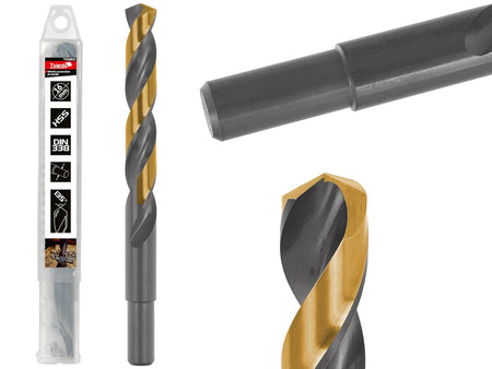 Gewalste HSS 16,00 mm zwarte & gouden metalen spiraalboor