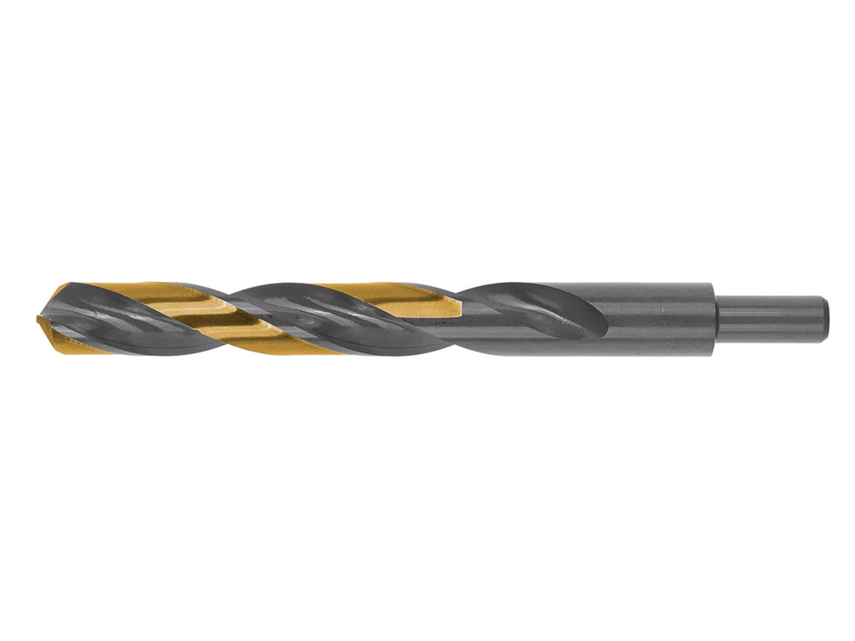 Gewalste HSS 18,00 mm zwarte & gouden metalen spiraalboor