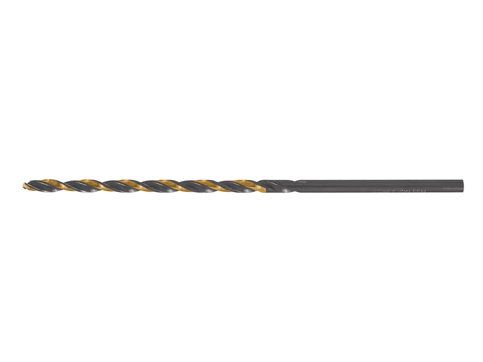 Lange HSS M2 3,5 mm zwarte & gouden metalen spiraalboor