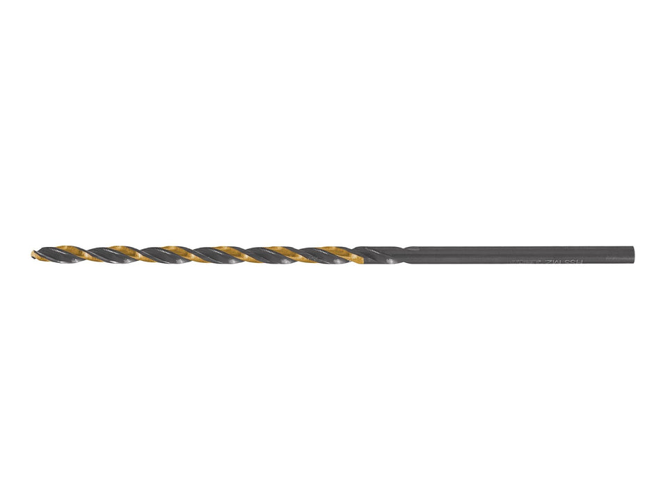 Lange HSS M2 3,5 mm zwarte & gouden metalen spiraalboor