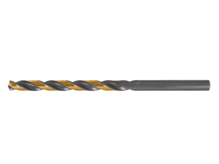 Lange HSS M2 10,0mm zwart & goud metalen spiraalboor