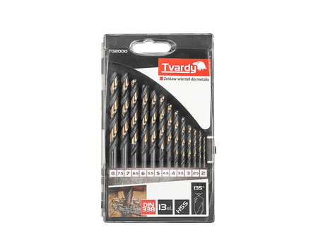 13-delig HSS 2,0-8,0mm zwart & goud metalen spiraalboorset