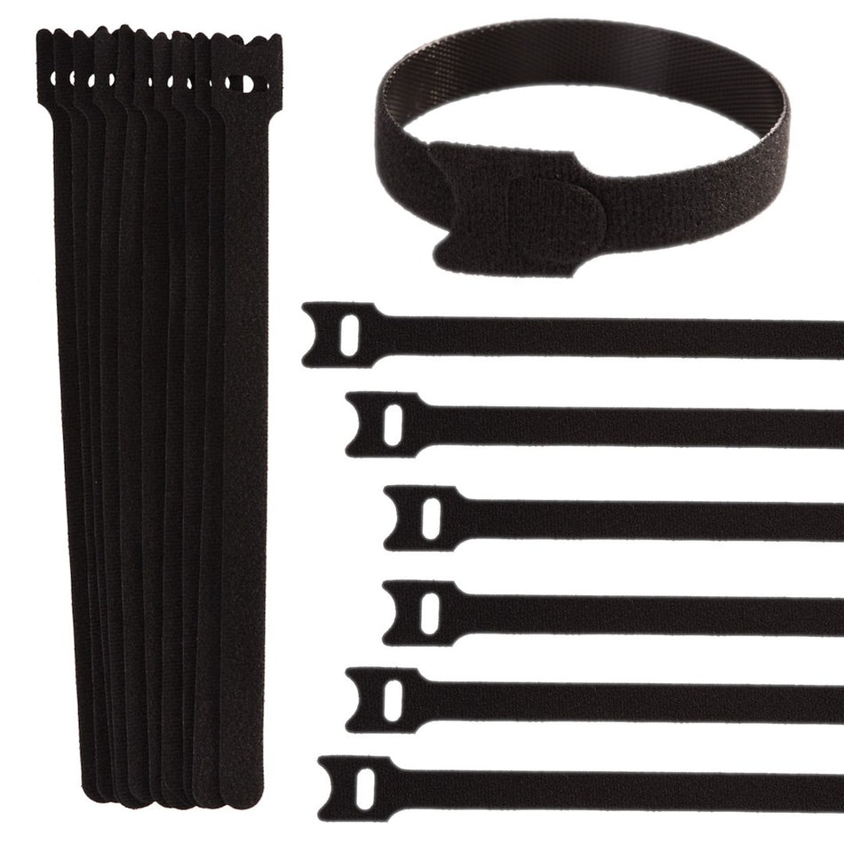10 stuks klittenband klemriem 210mm x 12mm set