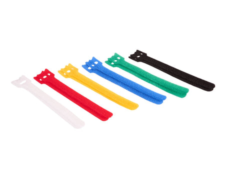 12 stuks klittenband klemriem 150mm x 12mm set