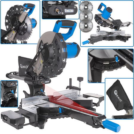 2000W Schuivende verstekzaag – 255mm zaagblad