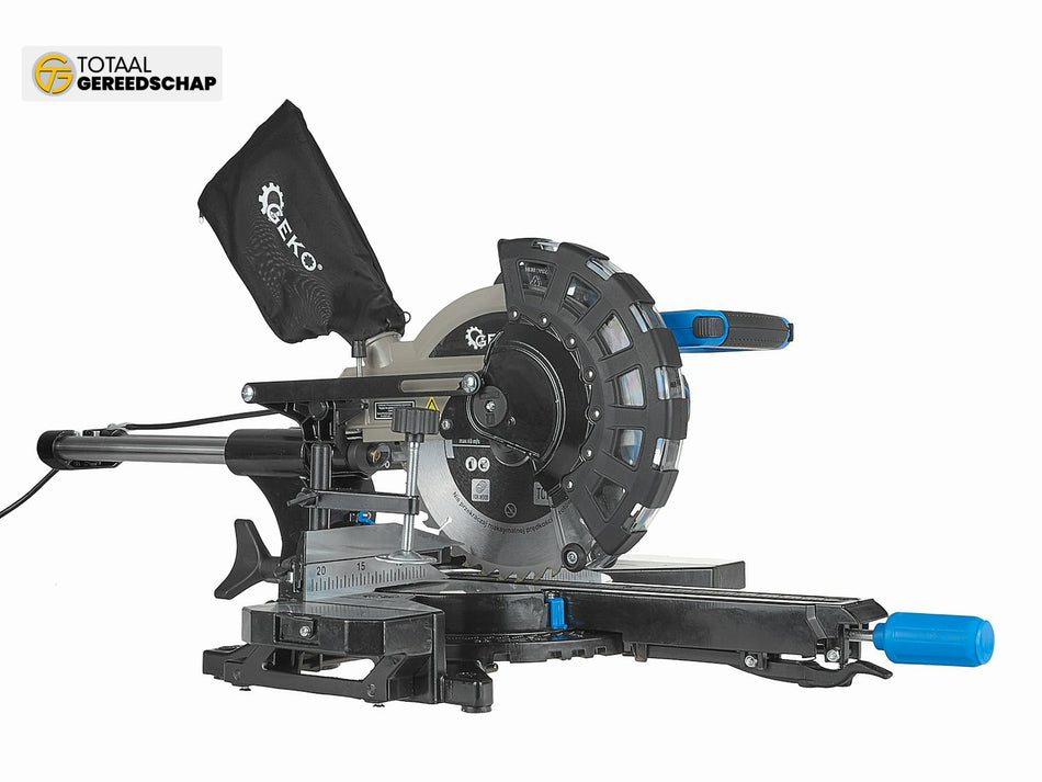 2000W Sliding Compound Miter Saw – 255mm Blade