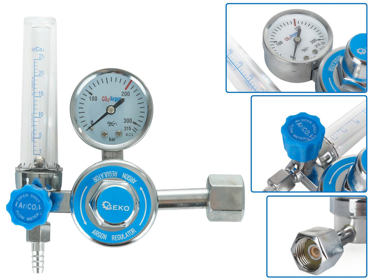 CO2/ARGON Regelaar met rotameter