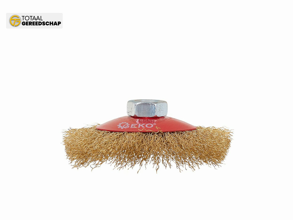 steel wire bevel  brush 100mm