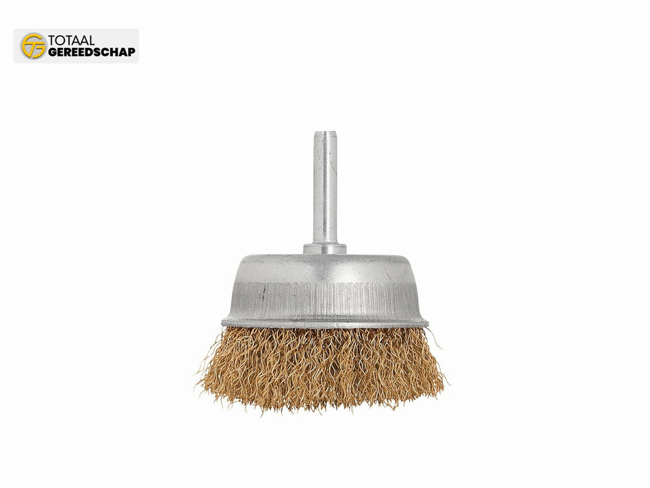 cup  brush with shaft  60mm