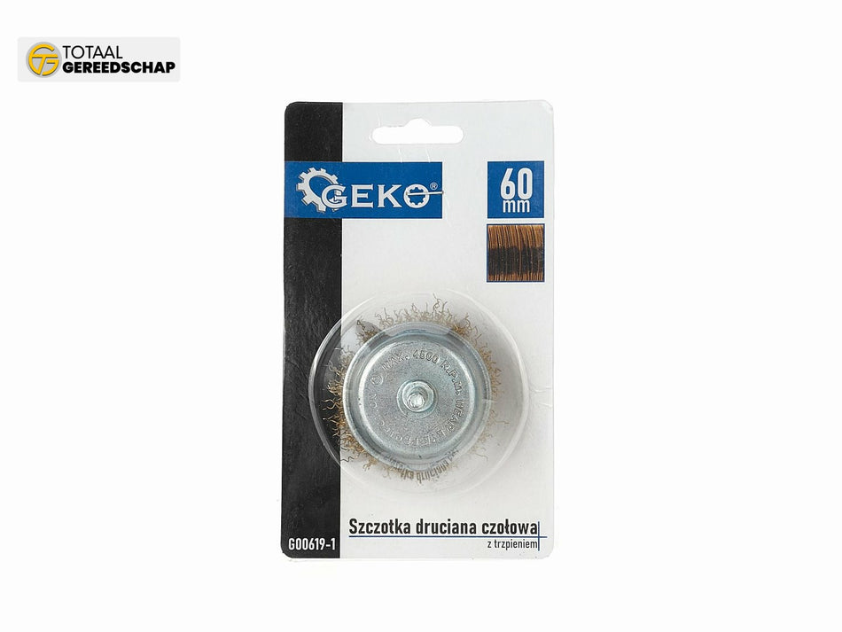 cup  brush with shaft  60mm