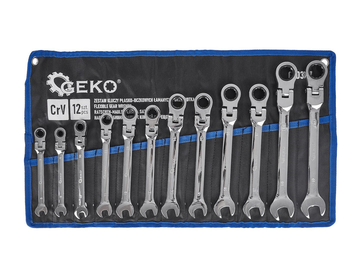 12st Flexibele steeksleutel 8-19mm