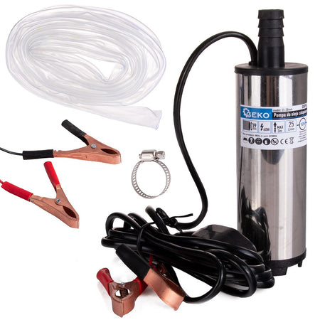 Onderdompelbare opslagpomp diesel water olie 12V +3m slang