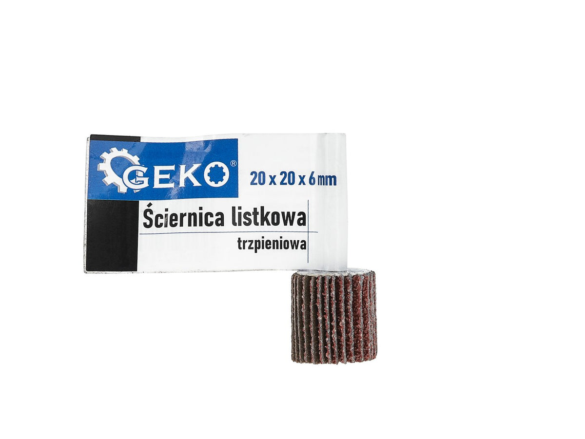 Schuurflapwiel P40 20x20mm 6mm steekas
