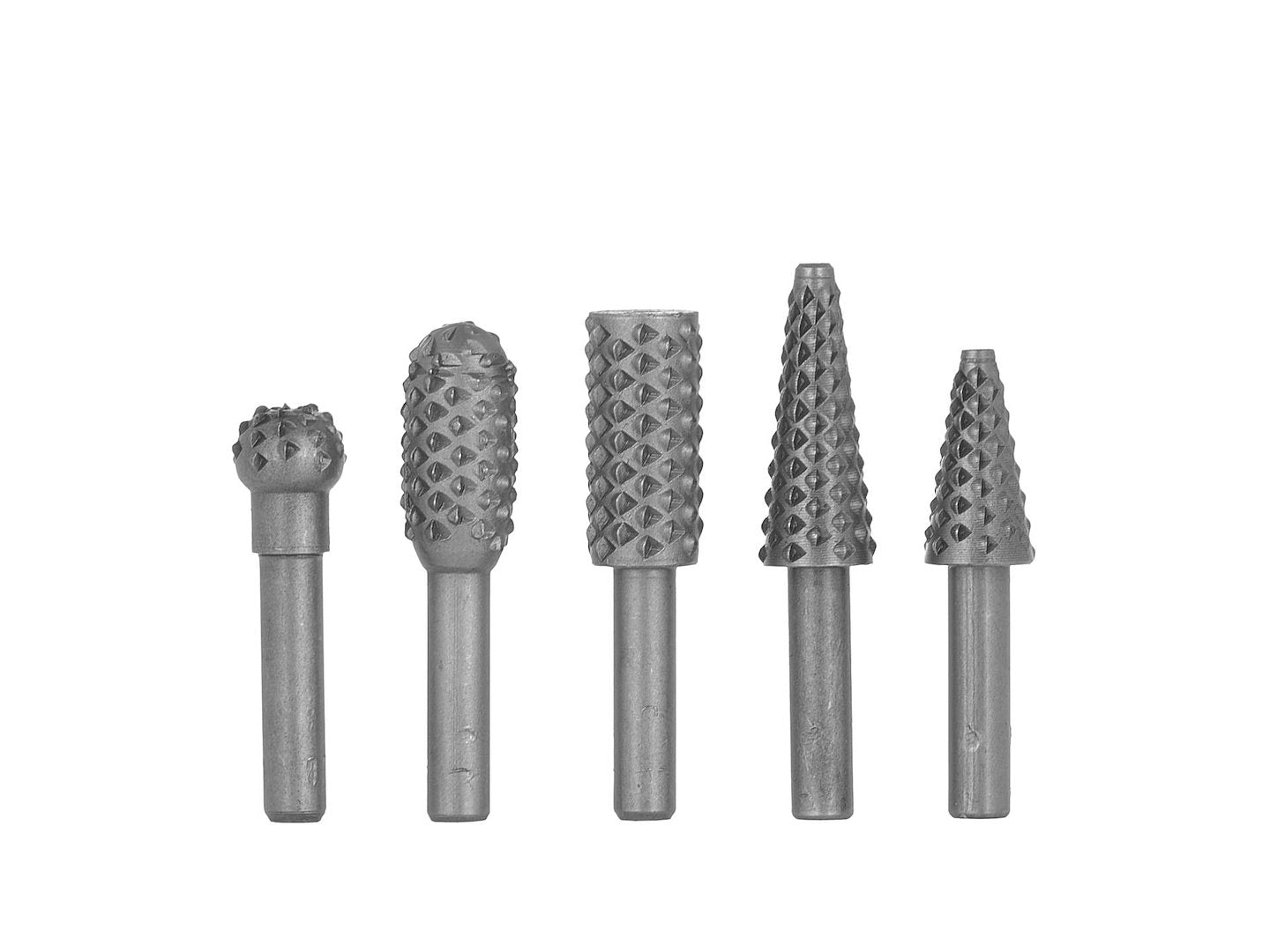 5 stuks vijl- en verzinkset voor hout
