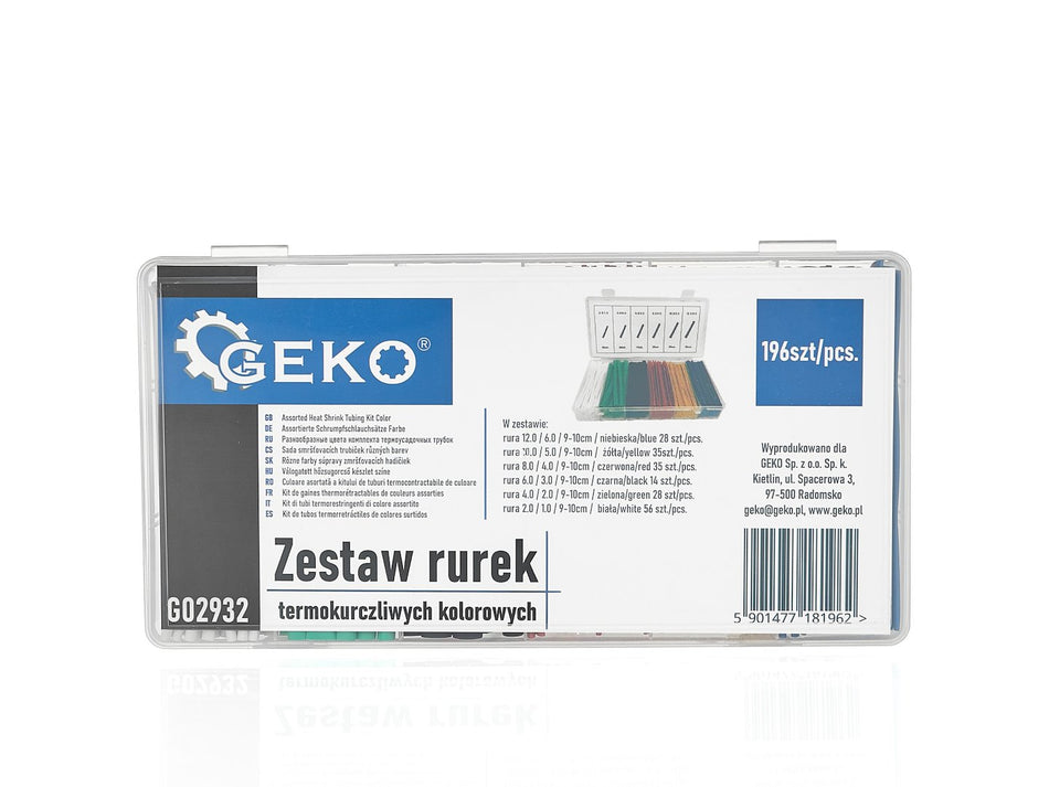 Assortiment krimpkousen kleur 196 stuks