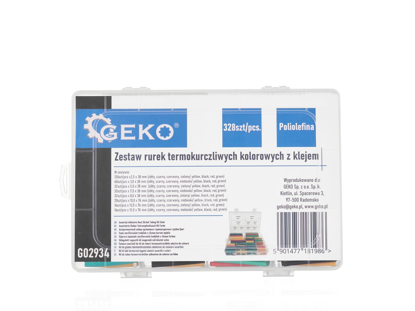 Set gekleurde krimpkousen 328 stuks