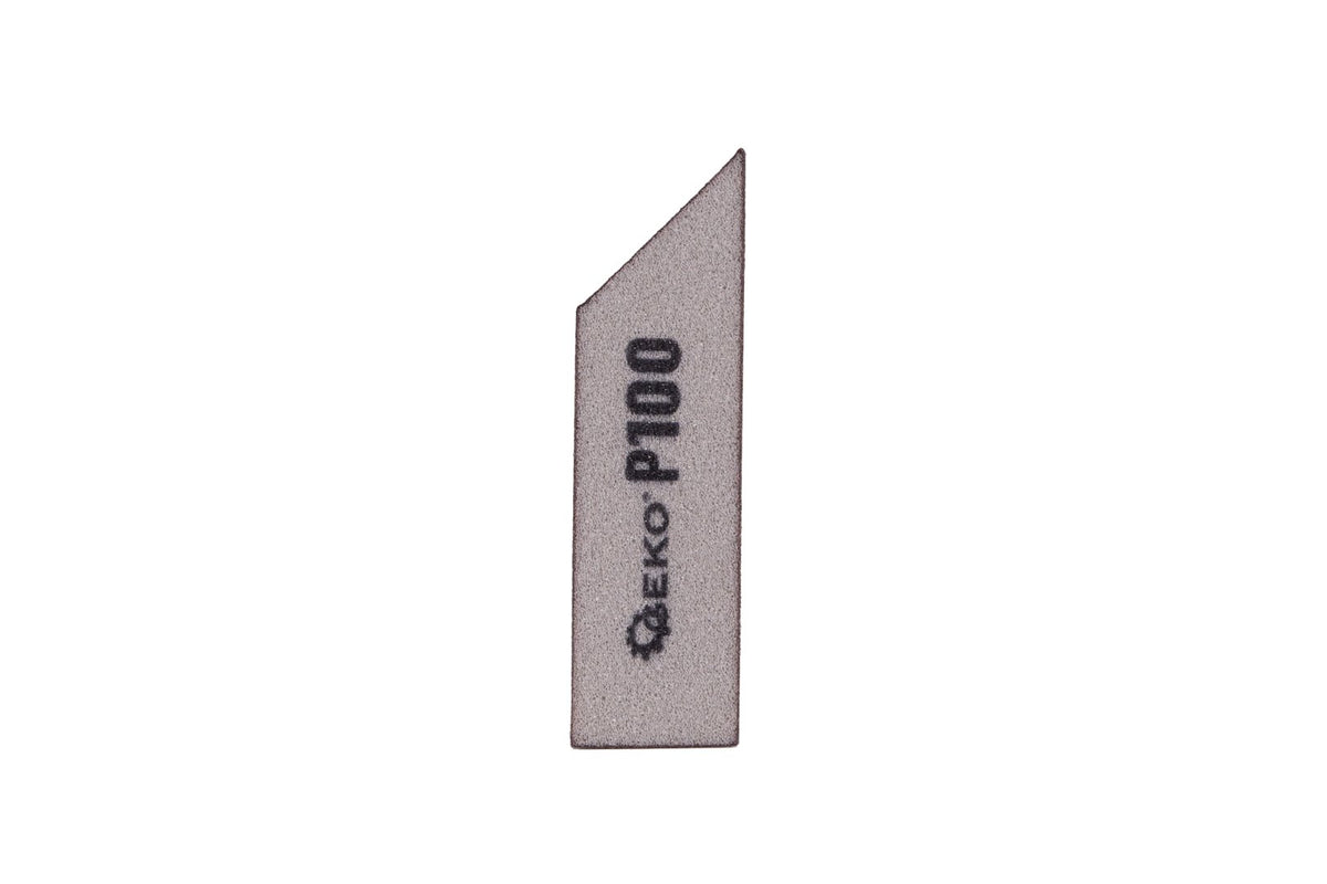 Schuim schuin schuurspons 125x90x25mm P100