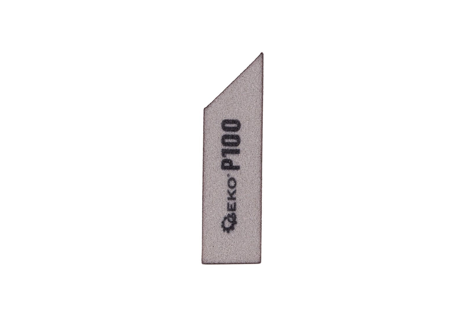 Schuim schuin schuurspons 125x90x25mm P100