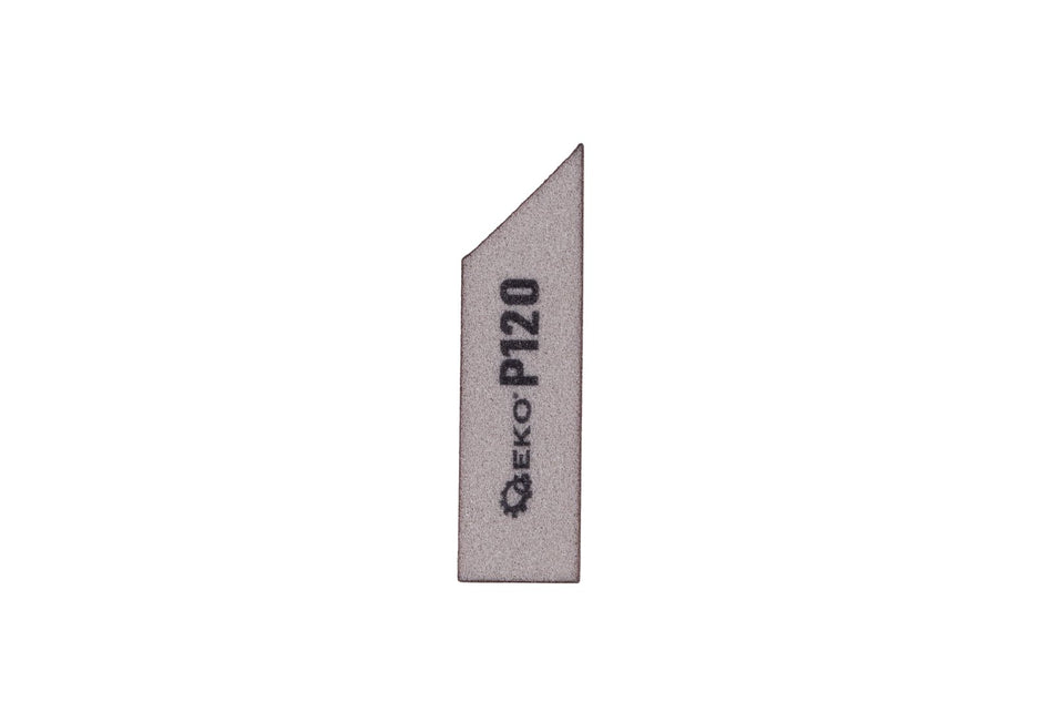Schuim schuin schuurspons 125x90x25mm P120
