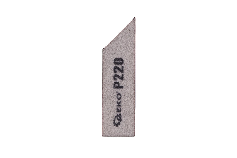 Schuim schuin schuurspons 125x90x25mm P220