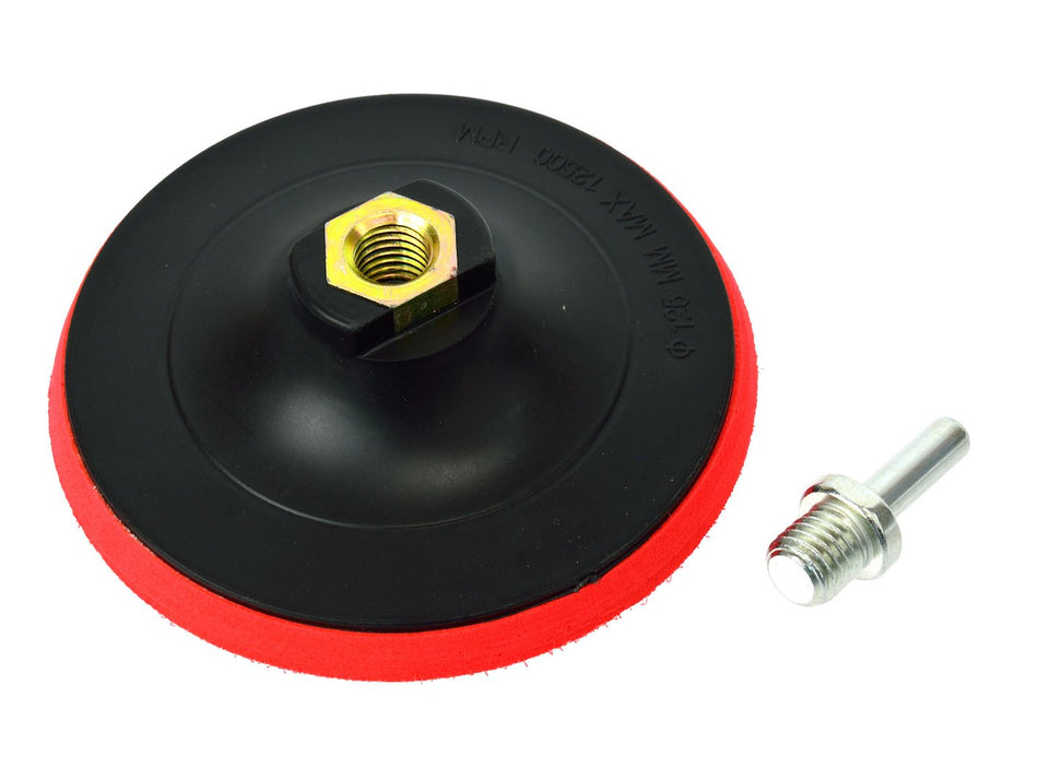 Haak-en-lus steunpad 125mm M14x2