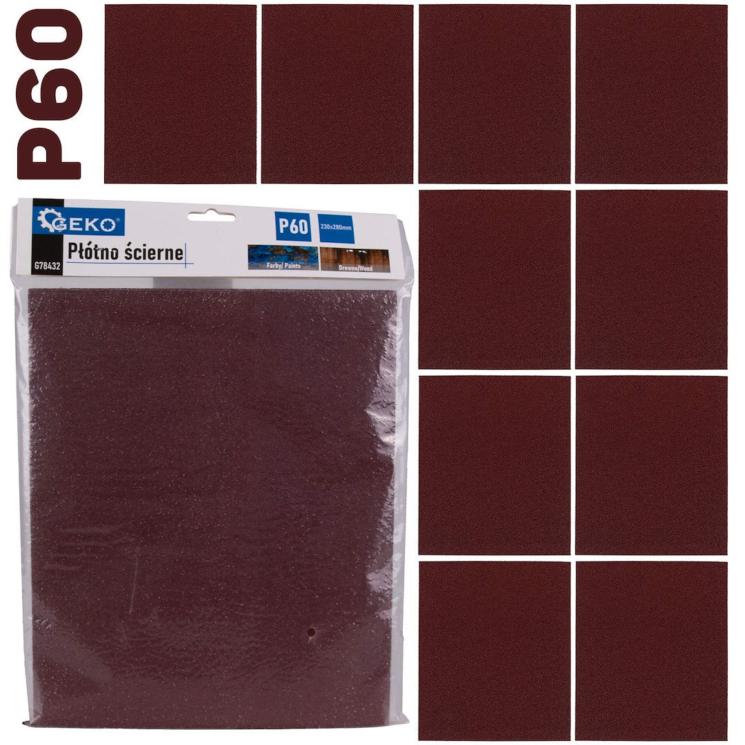 Schuurdoek – vel 230x280mm P60