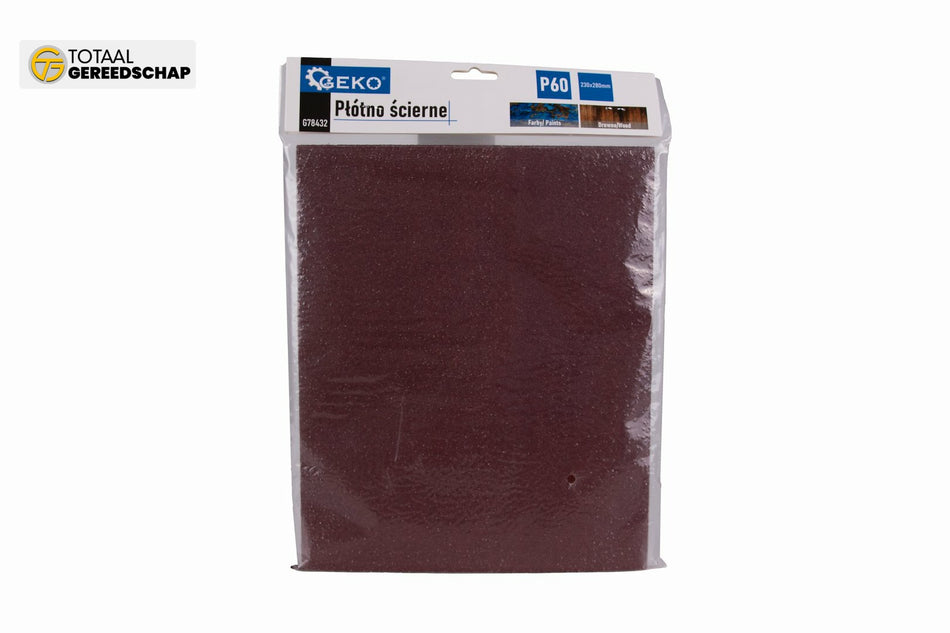 Abrasive cloth – sheet 230x280mm P60