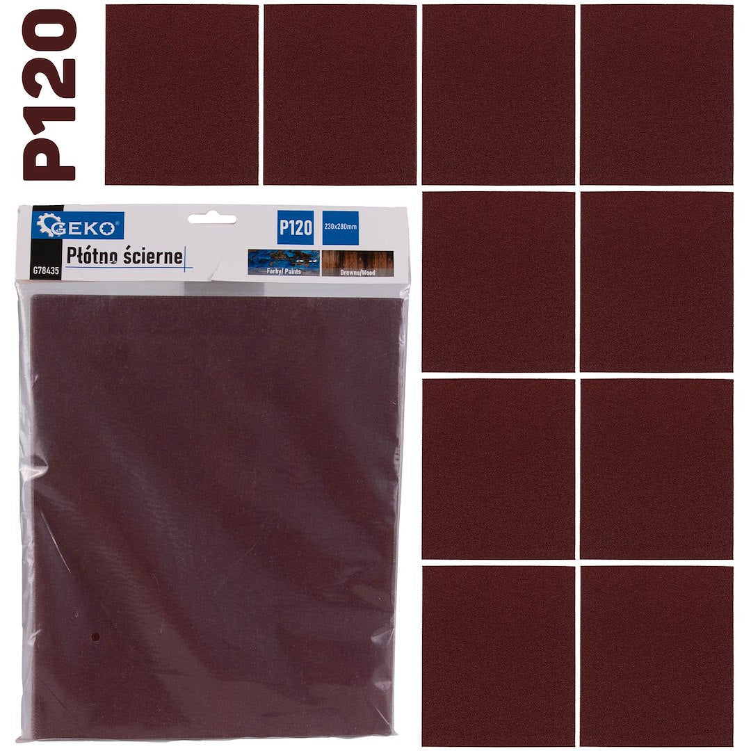 Schuurdoek – vel 230x280mm P120