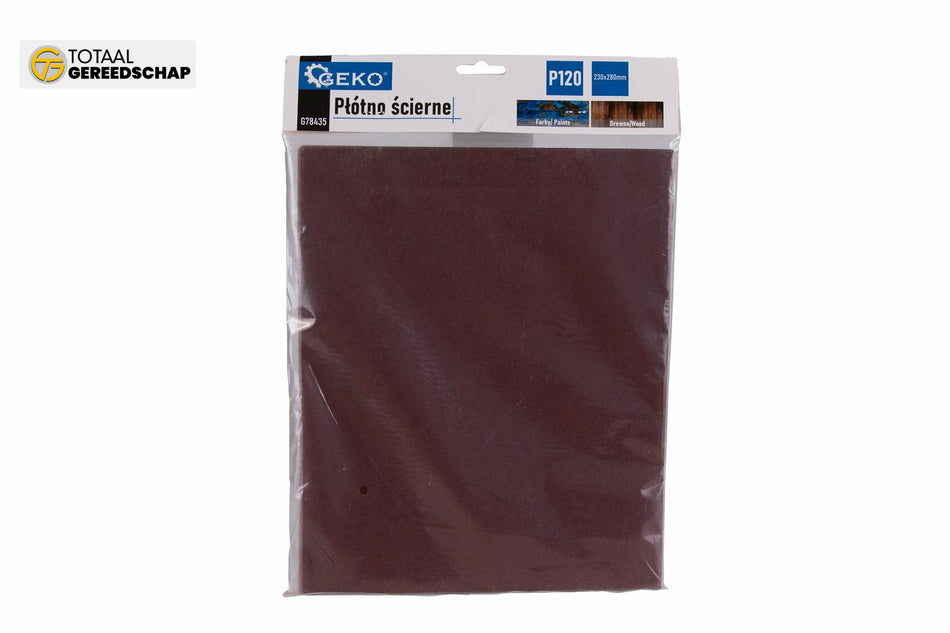 Abrasive cloth – sheet 230x280mm P120