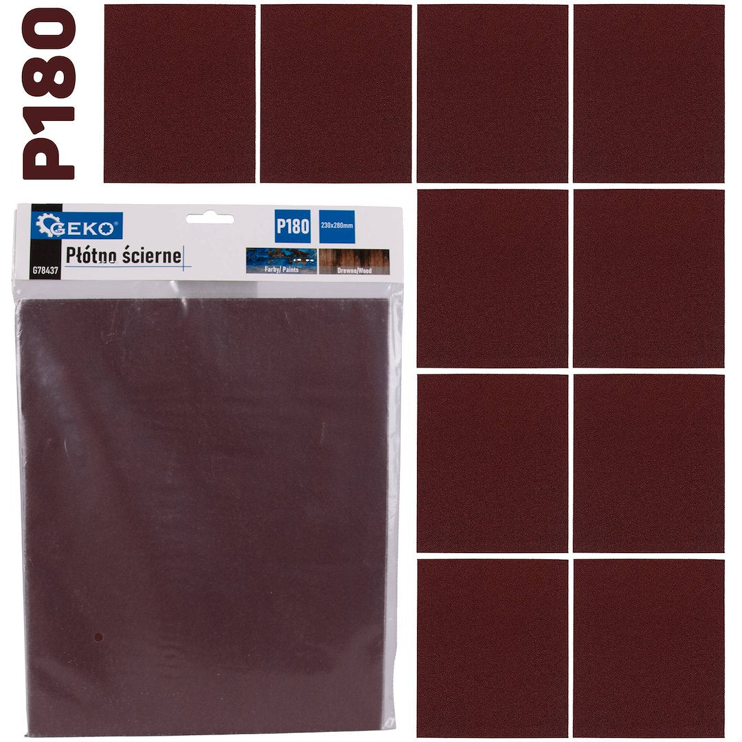 Schuurdoek – vel 230x280mm P180