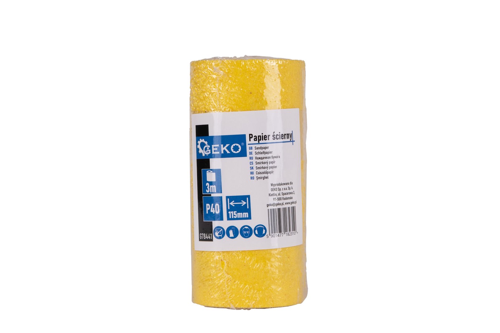 Schuurpapier - rol 115mm x 3m P40