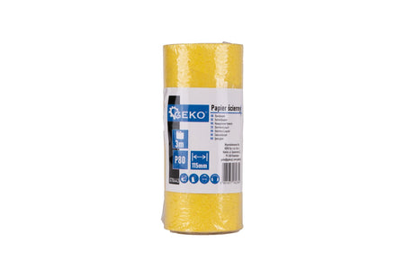Schuurpapier - rol 115mm x 3m P80