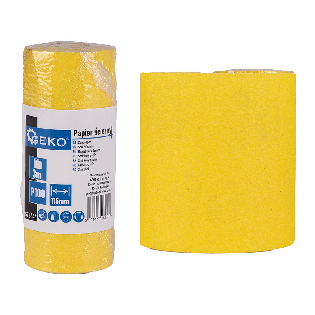 Schuurpapier - rol 115mm x 3m P100