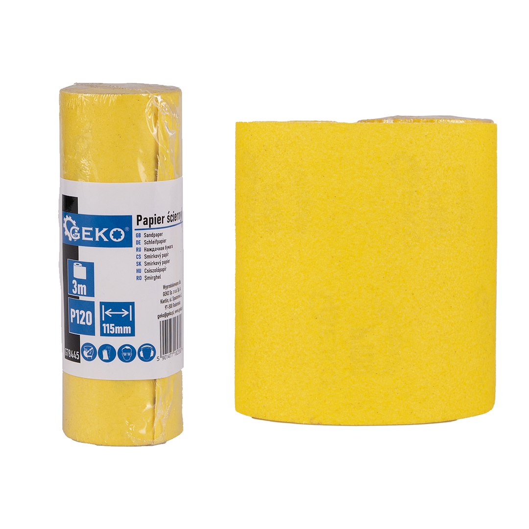 Schuurpapier - rol 115mm x 3m P120