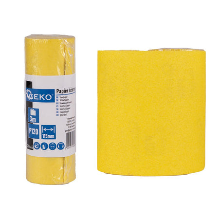 Schuurpapier - rol 115mm x 3m P120