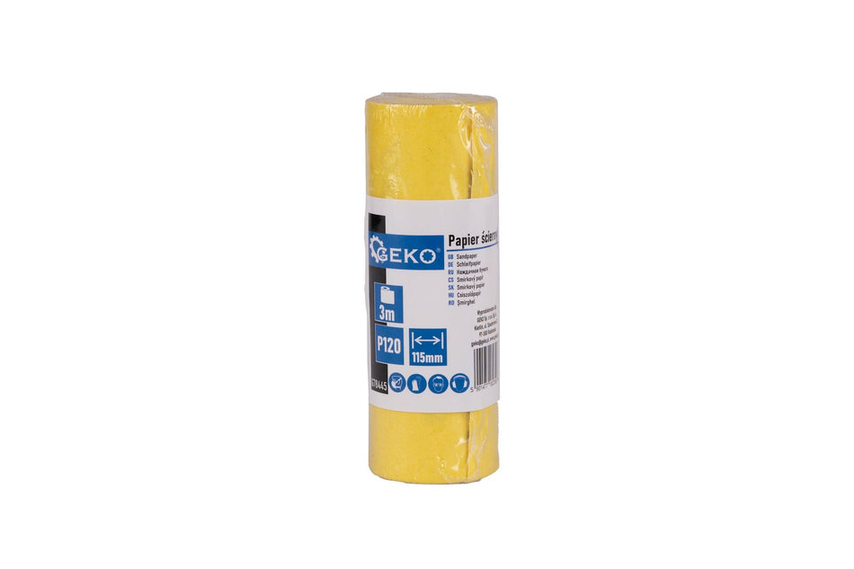 Schuurpapier - rol 115mm x 3m P120