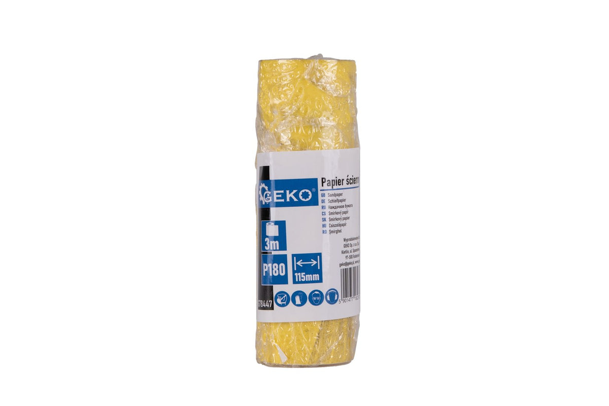 Schuurpapier - rol 115mm x 3m P180