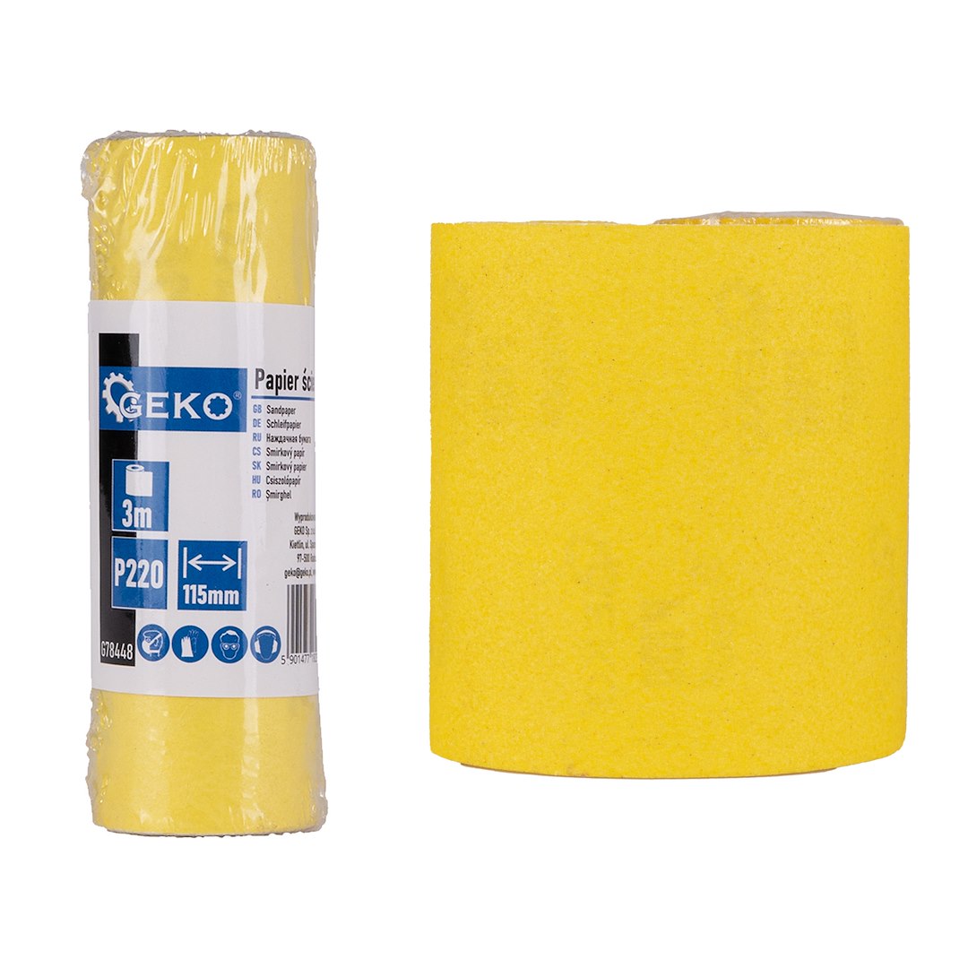Schuurpapier - rol 115mm x 3m P220
